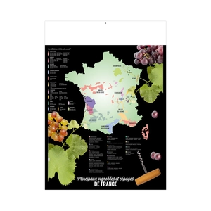 Calendrier bancaire publicitaire Marianne Pop de 14 mois avec 9 versos au choix personnalisable