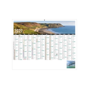 Calendrier bancaire publicitaire normandie
