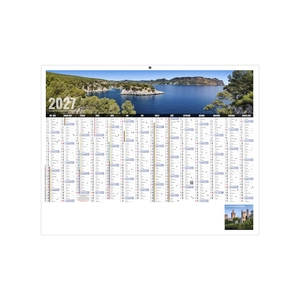 Calendrier bancaire publicitaire provence