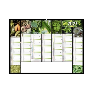 Calendrier bancaire publicitaire thème des épices personnalisable