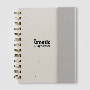 Carnet à spirales avec notes adhésives - B6 personnalisable