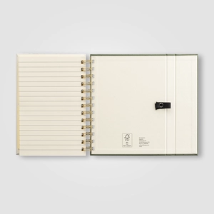 Carnet à spirales avec notes adhésives - B6 personnalisable