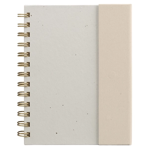 Carnet à spirales avec notes adhésives - B6 personnalisable