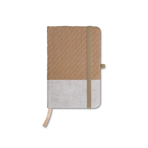 Carnet de poche couverture coton et fibres de bambou personnalisable