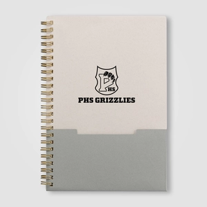 Carnet de poche FSC à reliure spirale verticale – A5 personnalisable