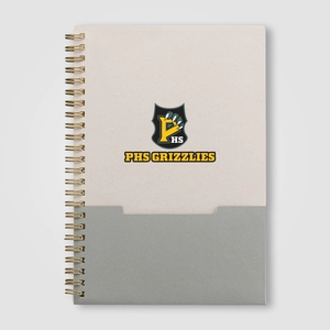 Carnet de poche FSC à reliure spirale verticale – A5 personnalisable