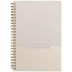 Carnet de poche FSC à reliure spirale verticale – A5 personnalisable