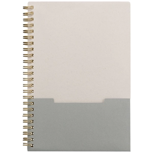 Carnet de poche FSC à reliure spirale verticale – A5 personnalisable