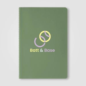 Carnet en papier recyclé à coutures contrastées - A5 personnalisable