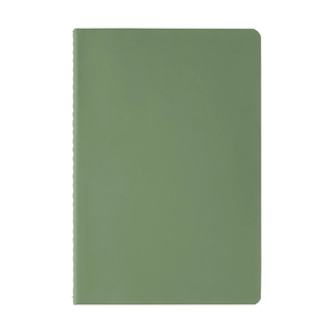 Carnet en papier recyclé à coutures contrastées - A5 personnalisable