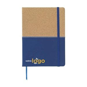 Carnet personnalisé mélange de liège et d'imitation cuir