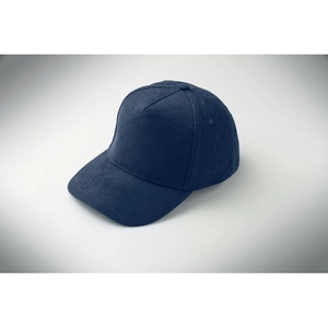 Casquette de baseball à 5 panneaux en velours côtelé de polyester personnalisable