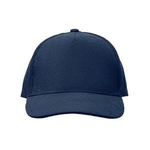 Casquette de baseball à 5 panneaux en velours côtelé de polyester personnalisable