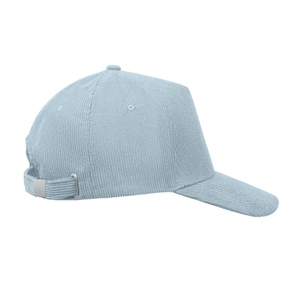 Casquette de baseball à 5 panneaux en velours côtelé de polyester personnalisable
