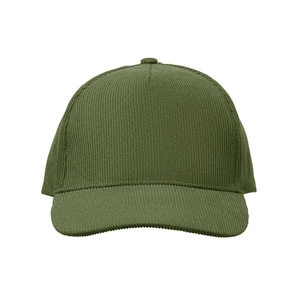 Casquette de baseball à 5 panneaux en velours côtelé de polyester personnalisable