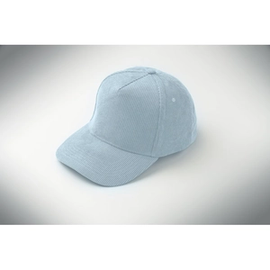Casquette de baseball à 5 panneaux en velours côtelé de polyester personnalisable
