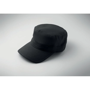 Casquette militaire en coton brossé 260gr/m² avec bande de transpiration personnalisable
