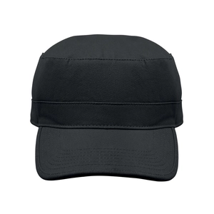 Casquette militaire en coton brossé 260gr/m² avec bande de transpiration personnalisable