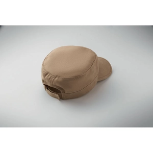 Casquette militaire en coton brossé 260gr/m² avec bande de transpiration personnalisable