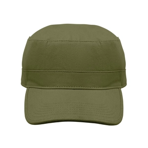 Casquette militaire en coton brossé 260gr/m² avec bande de transpiration personnalisable