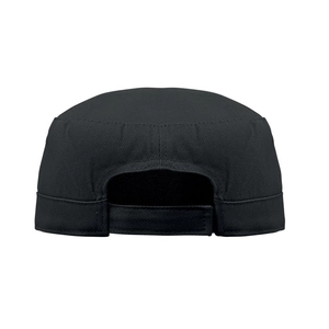 Casquette militaire en coton brossé 260gr/m² avec bande de transpiration personnalisable