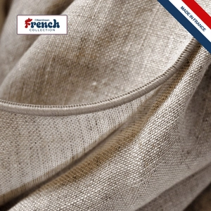 Chèche en lin 100% Français 36x200 cm - petites franges personnalisable