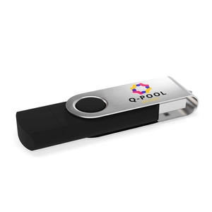 Clé USB Type-C et standard twister 3.0 personnalisable personnalisable