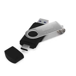 Clé USB Type-C et standard twister 3.0 personnalisable personnalisable