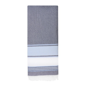 Fouta serviette bouclette - Rayures motif chevrons personnalisable