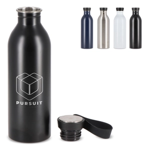 Gourde 500 ml en acier inoxydable - look élégant