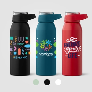 Gourde de sport en acier inoxydable recyclé – 710 ml