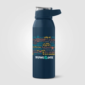 Gourde de sport en acier inoxydable recyclé – 710 ml personnalisable