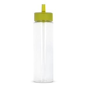 Gourde en RPET avec paille pliable personnalisable