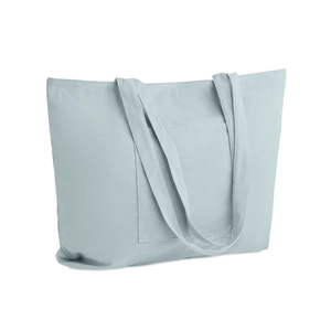 Grand sac shopping/de plage en velours côtelé de polyester