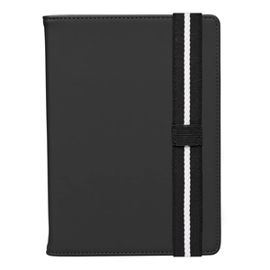 Journal rechargeable en PU recyclé à motif chevron – A5 personnalisable