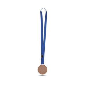 Médaille en MDF avec cordon satin made in france - découpe à la forme personnalisable