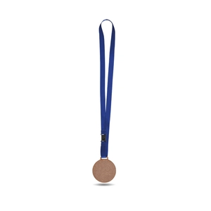 Médaille en MDF avec cordon satin made in france - découpe à la forme personnalisable