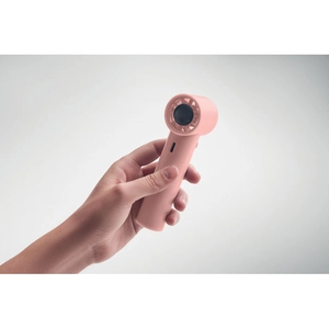 Mini ventilateur de poche en ABS avec écran d'affichage personnalisable