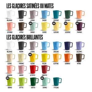 Mug 350ml sur-mesure fabrication europe personnalisable
