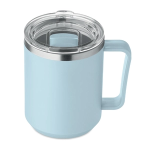 Mug à double paroi avec intérieur en acier inoxydable recyclé personnalisable