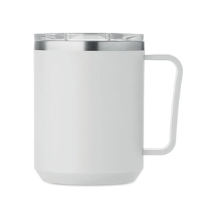 Mug à double paroi avec intérieur en acier inoxydable recyclé personnalisable
