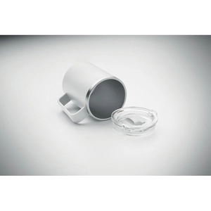 Mug à double paroi avec intérieur en acier inoxydable recyclé personnalisable