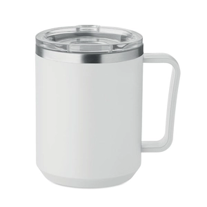 Mug à double paroi avec intérieur en acier inoxydable recyclé personnalisable
