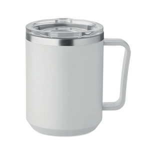 Mug à double paroi avec intérieur en acier inoxydable recyclé personnalisable