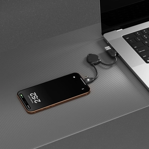Multicâble OCTOMINI en plastique recyclé - USB-C personnalisable