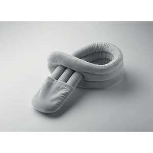 Oreiller de voyage pliable en polyester souple et en mousse personnalisable