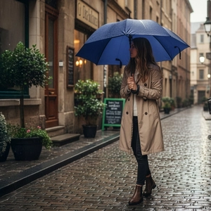 Parapluie anti-tempête 8 pans personnalisable