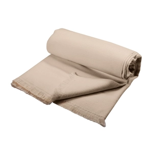 Plaid coton biologique 230g - puce tricolore personnalisable