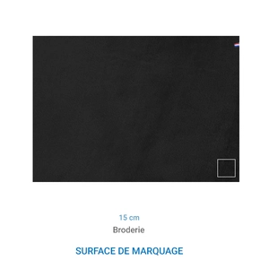 Plaid polaire certifié origine France garantie personnalisable