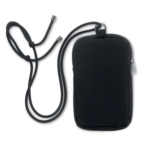 Pochette bandoulière pour smartphone en coton recyclé personnalisable